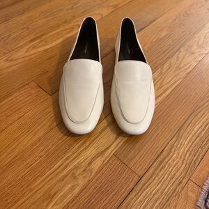 NWOT Reformation Kat Cream Leather Loafers - 8.5